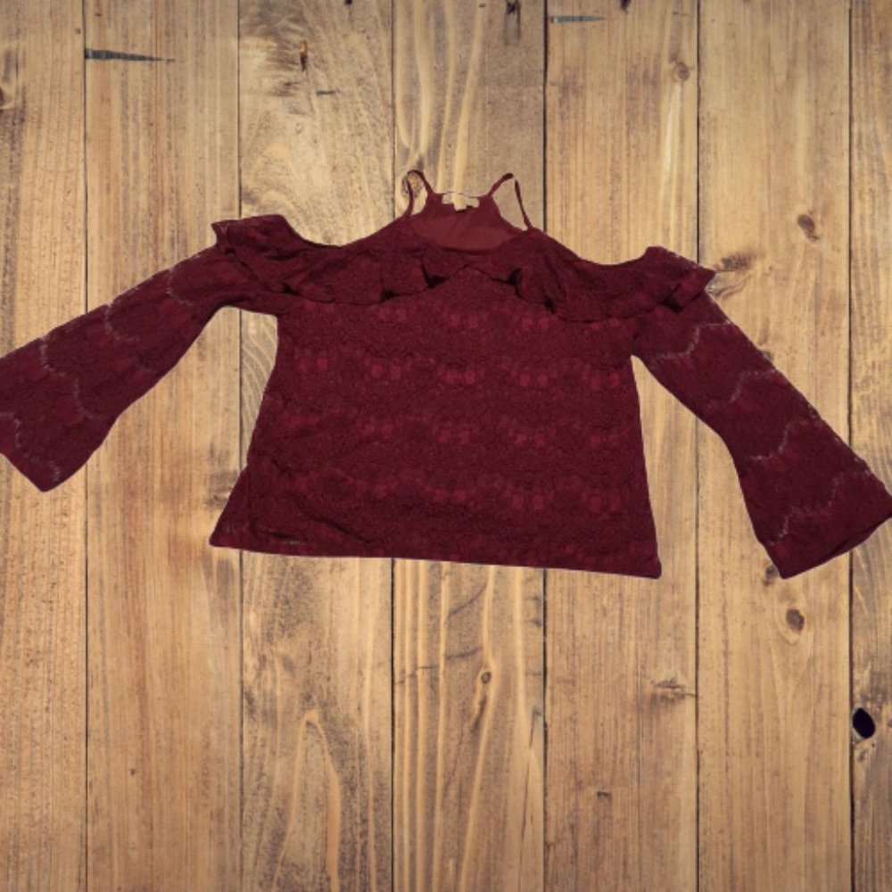 Ultra Flirt Cold Shoulder Blouse
